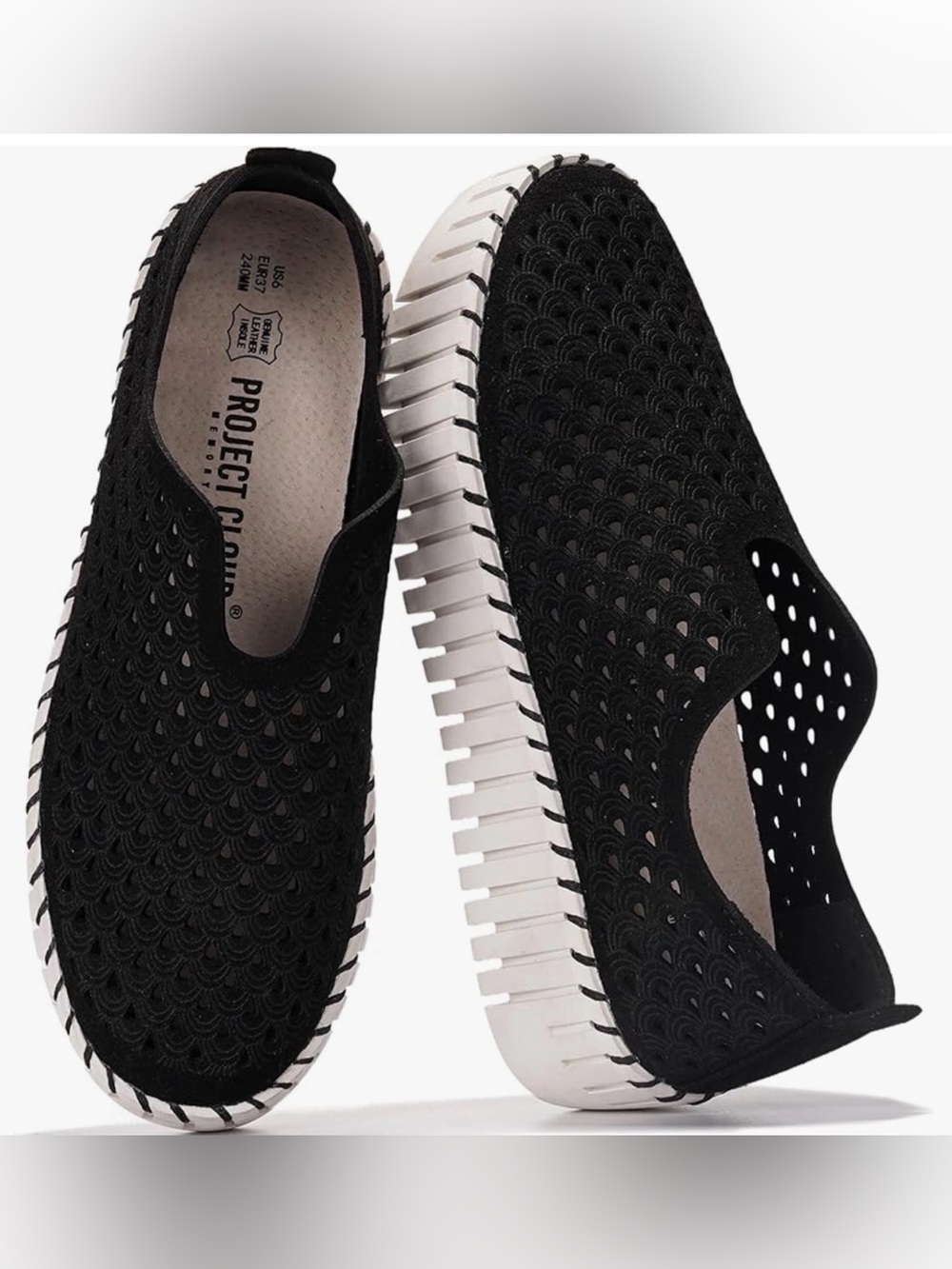 Black Project Cloud Platform Loafers! Size 10